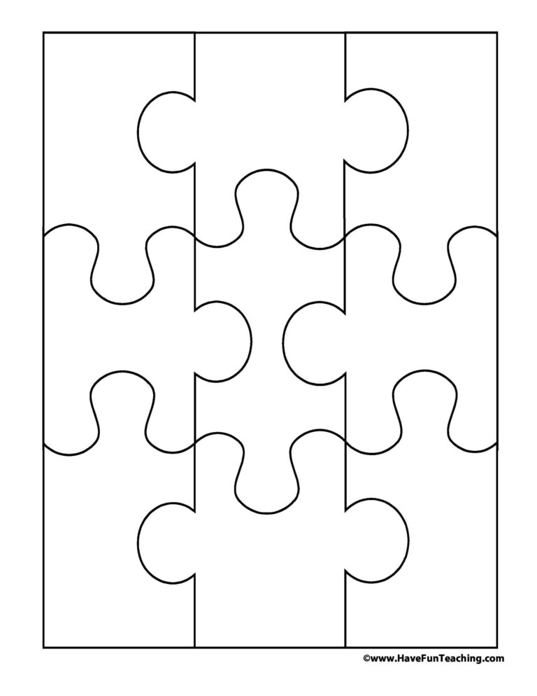 19 Printable Puzzle Piece Templates Templatelab Puzzle Piece 19 Printable Puzzle Piece Templates Templatelab Puzzle Piece