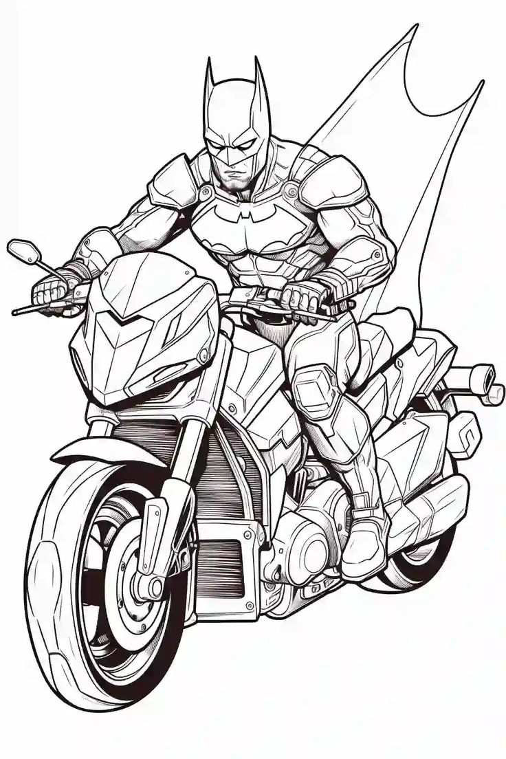 20 Batman Colouring Pages Printable: Ultimate Fun Pack