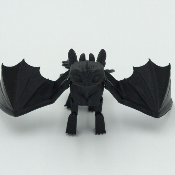 3D Printed Toothless Figurine Etsy 3D Printed Toothless Figurine Etsy