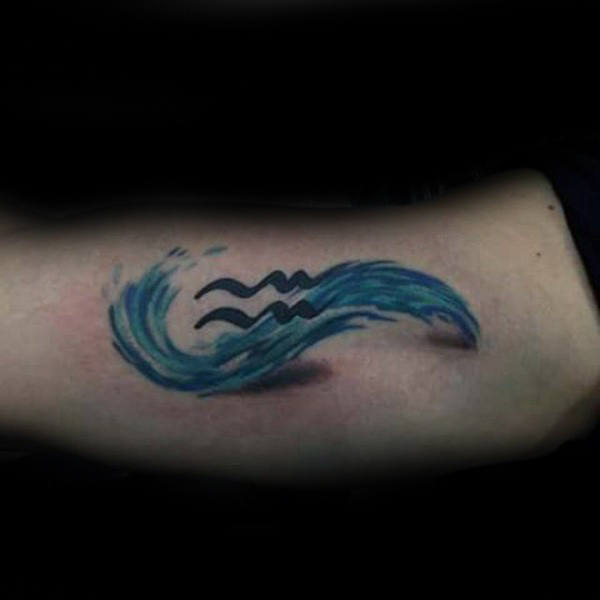 70 Aquarius Tattoos For Men Astrological Ink Design Ideas 70 Aquarius Tattoos For Men Astrological Ink Design Ideas