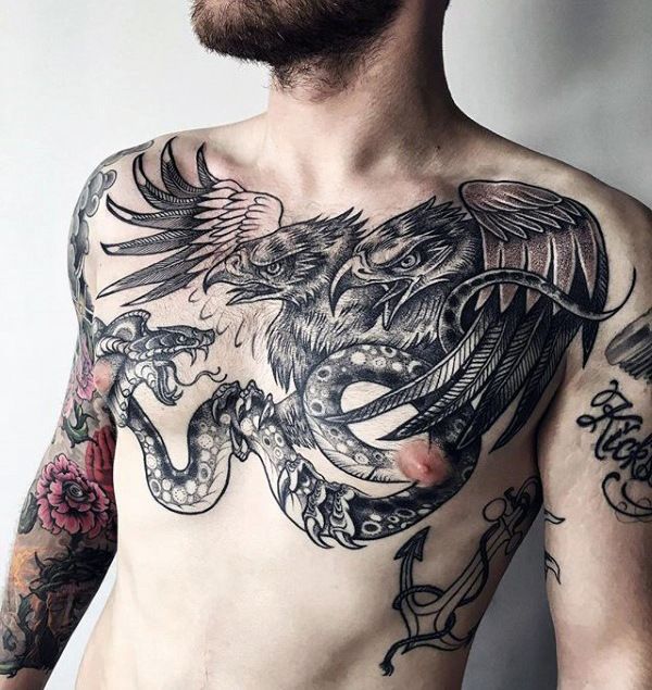 80 Eagle Chest Tattoo Designs For Men Manly Ink Ideas 80 Eagle Chest Tattoo Designs For Men Manly Ink Ideas