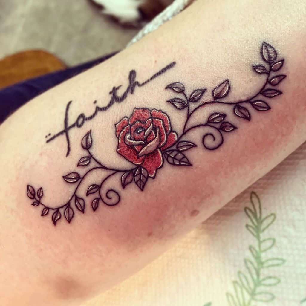 81 Beautiful Rose Vine Tattoo Ideas 81 Beautiful Rose Vine Tattoo Ideas