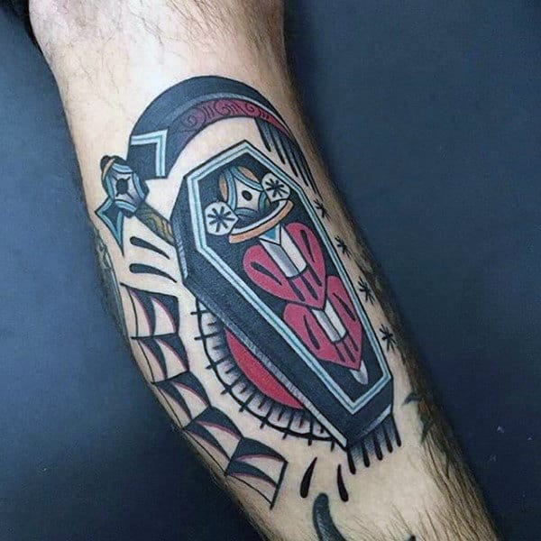 90 Coffin Tattoo Designs For Men Buried Ink Ideas 90 Coffin Tattoo Designs For Men Buried Ink Ideas