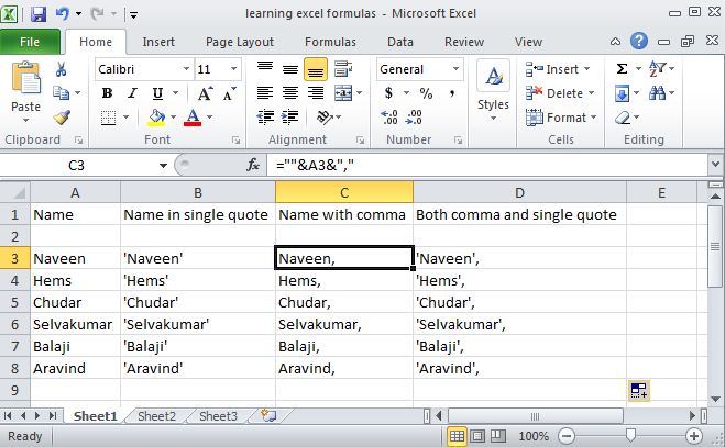 Adding A Column In Excel
