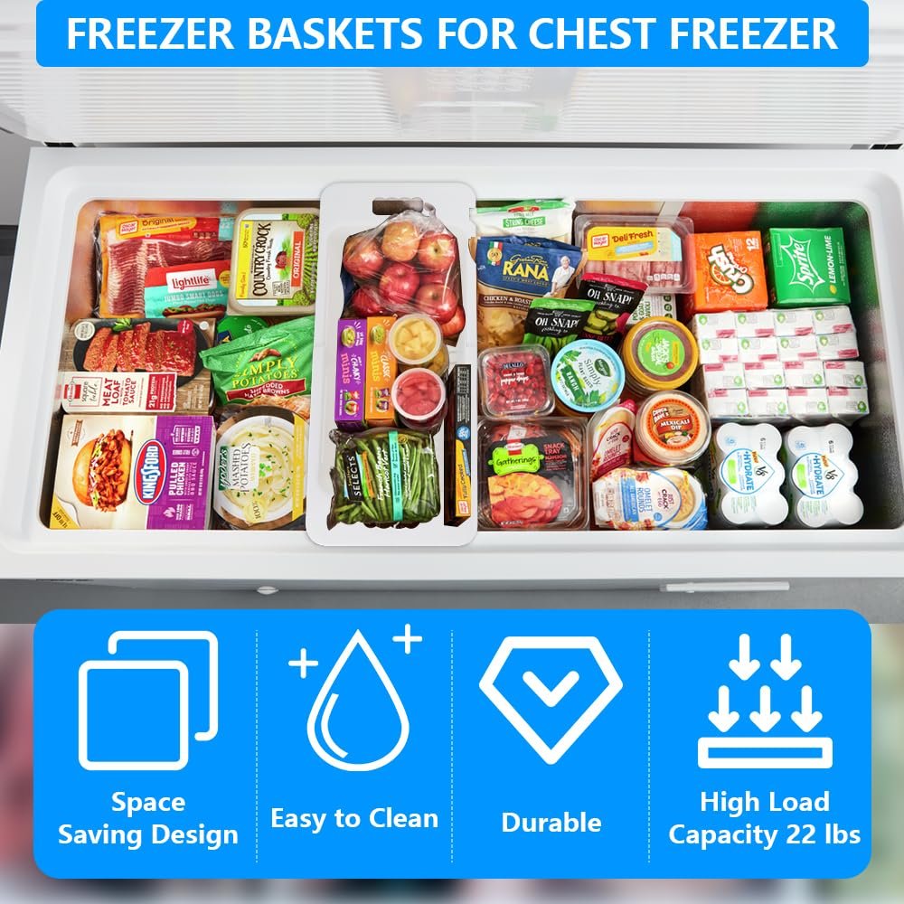 Adjustable Chest Freezer Organizer Bins Fits Most Deep Freezers Adjustable Chest Freezer Organizer Bins Fits Most Deep Freezers