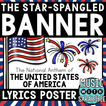 American National Anthem Lyrics Printable