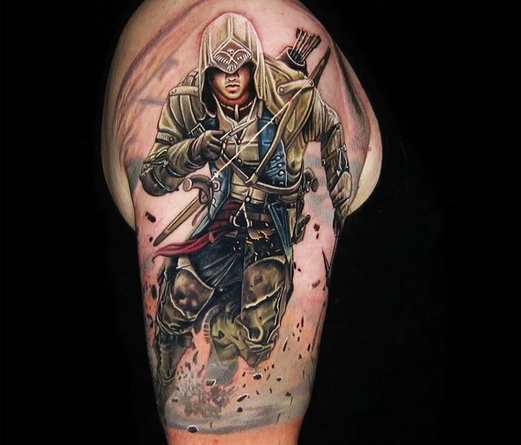 Assassins Creed Tattoo By Nikko Hurtado No 3398 Assassins Creed Tattoo By Nikko Hurtado No 3398