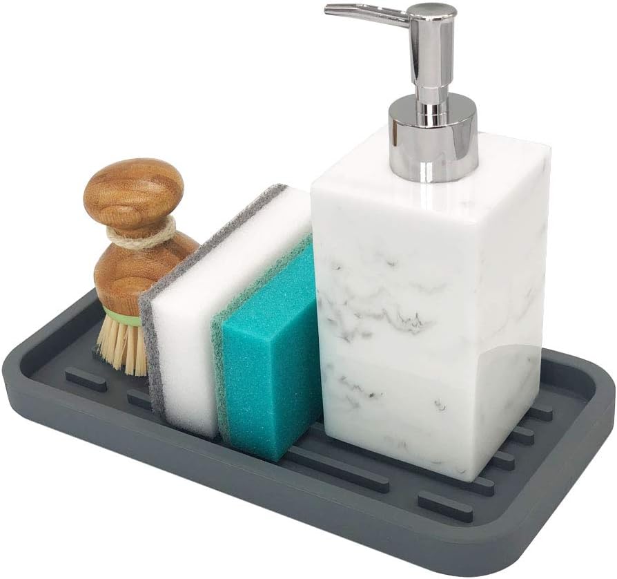 Best Double Sponge Holder For Kitchen Counter Home Easy Best Double Sponge Holder For Kitchen Counter Home Easy