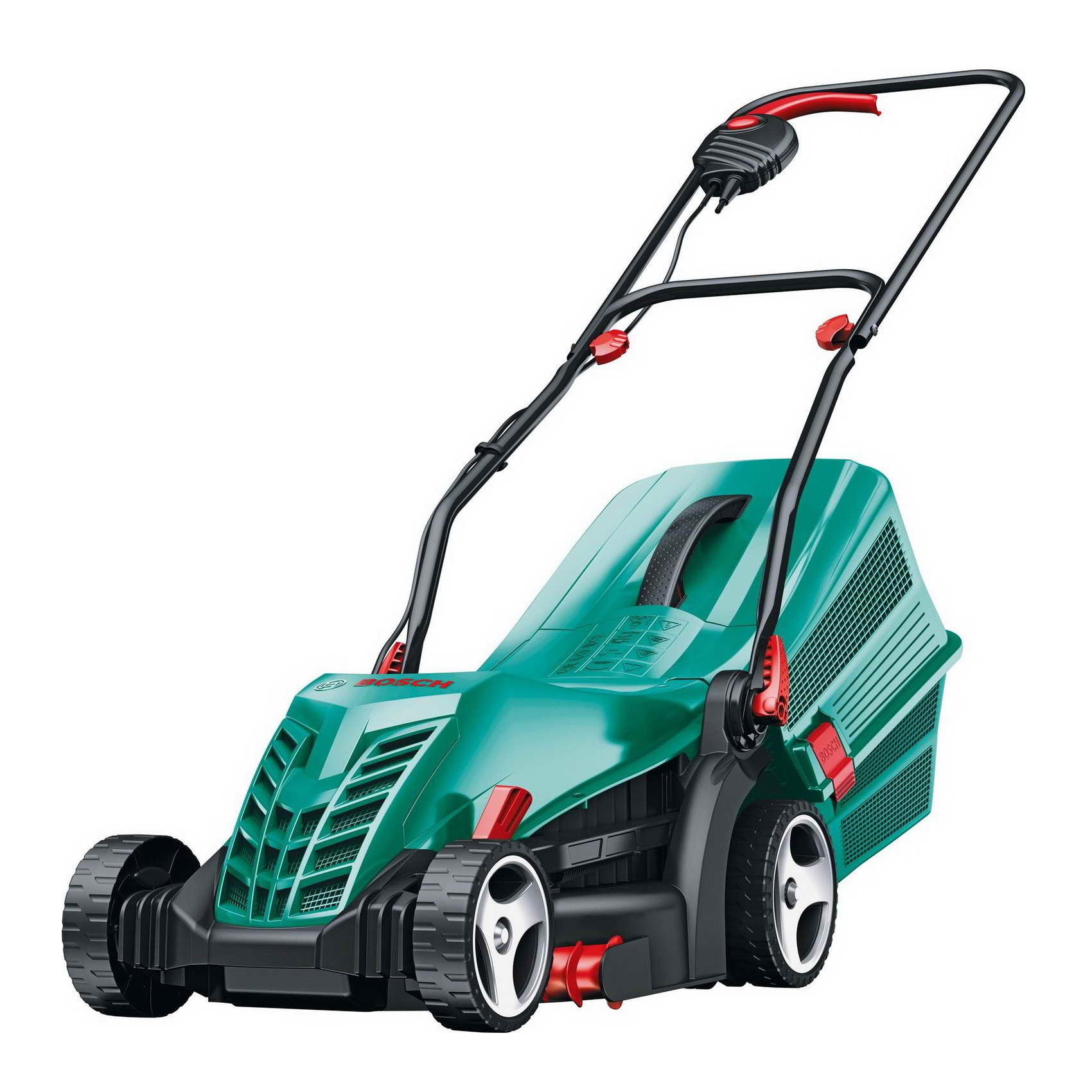 Bosch Rotak 32R 0600885B70 Electric Four Wheel Lawnmower Green Bosch Rotak 32R 0600885B70 Electric Four Wheel Lawnmower Green