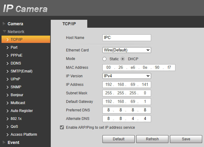 Changing Ip