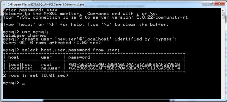 Create New Mysql User For Your Database And Grant All Privileges Create New Mysql User For Your Database And Grant All Privileges