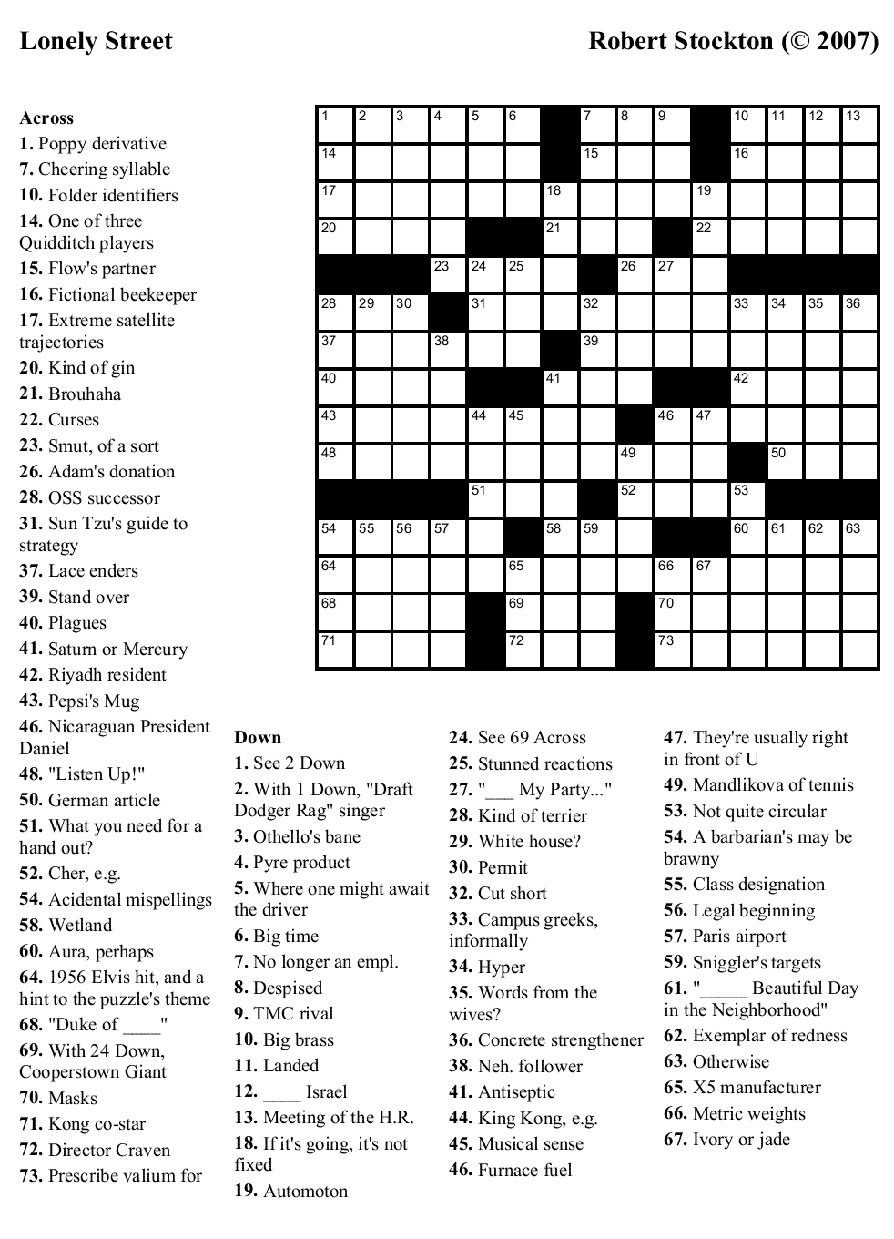 Crossword Puzzles Printable Medium Crossword Puzzles Printable Medium