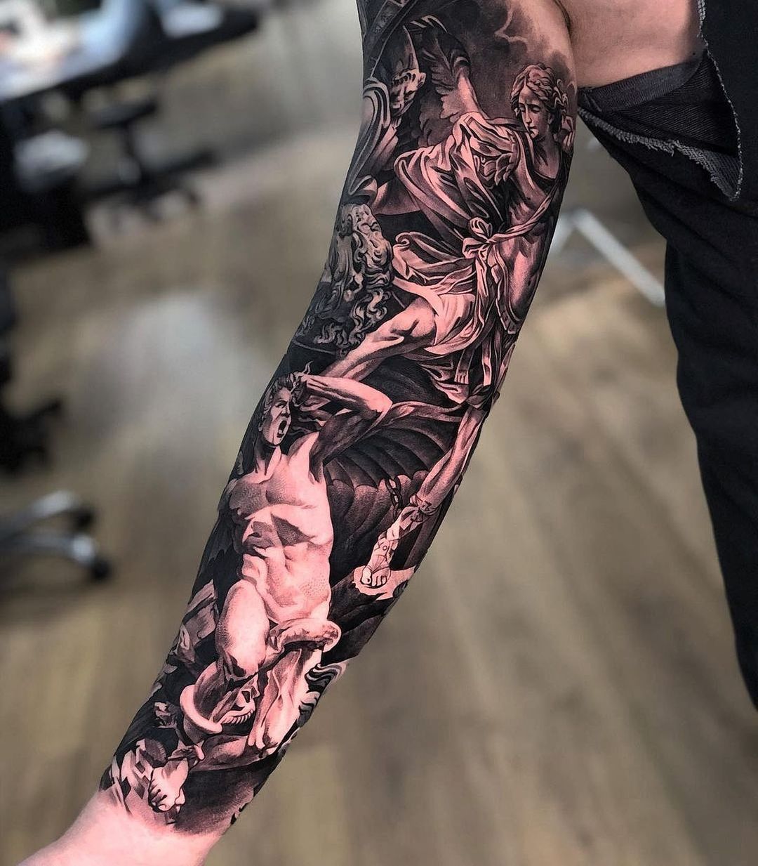 Devil Tattoo Sleeve Devil Tattoo Sleeve