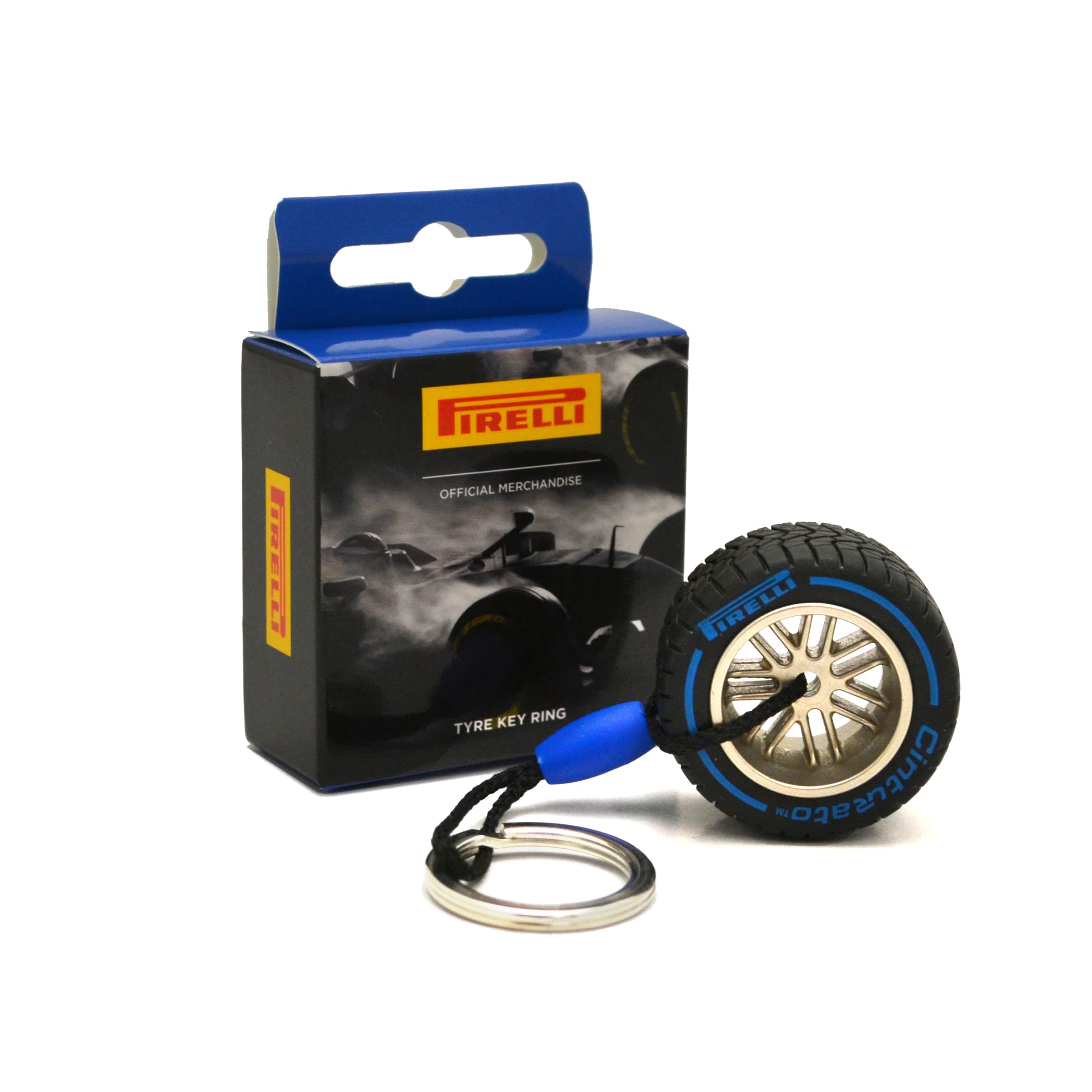 F1 Pirelli Motorsport Official Merchandise Rubber Wheel Tyre Keyring F1 Pirelli Motorsport Official Merchandise Rubber Wheel Tyre Keyring