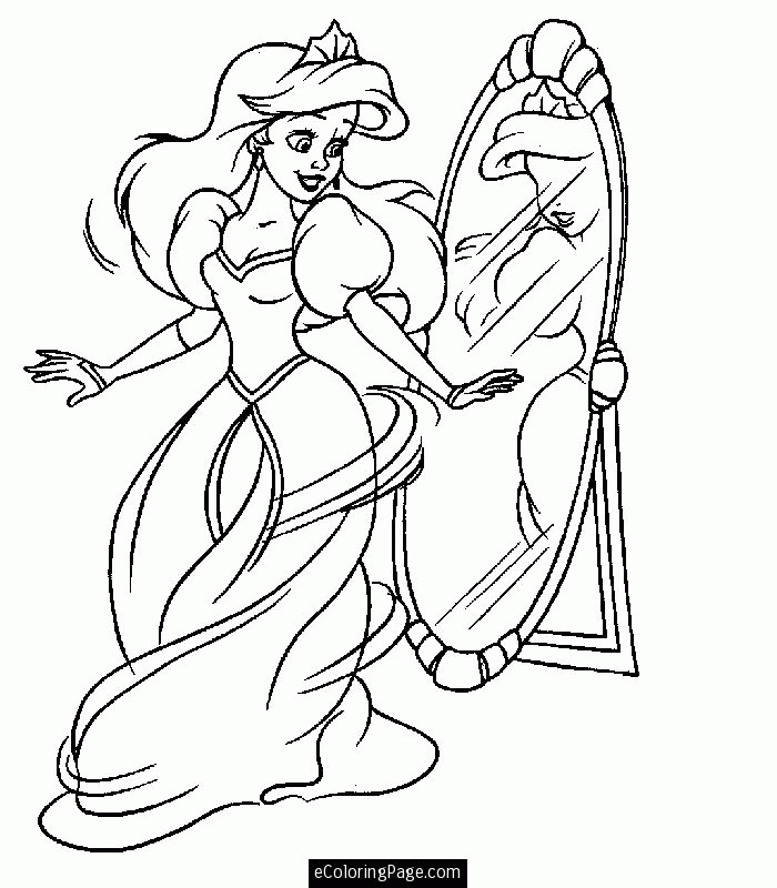 Free Princess Printable Coloring Pages