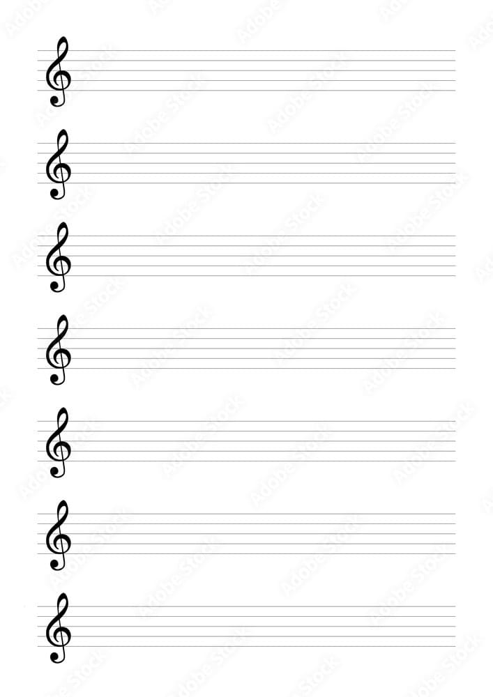 Free Printable Blank Sheet Music Free Printable Blank Sheet Music