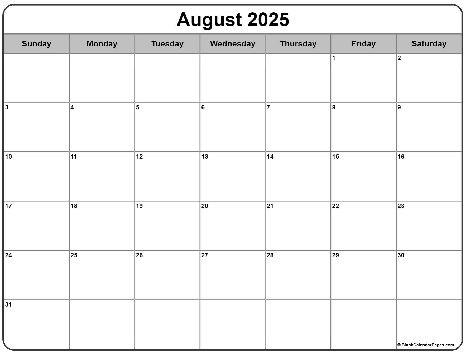 Free Printable Calendar 2025 All Calendar Templates Are Blank And Free Printable Calendar 2025 All Calendar Templates Are Blank And