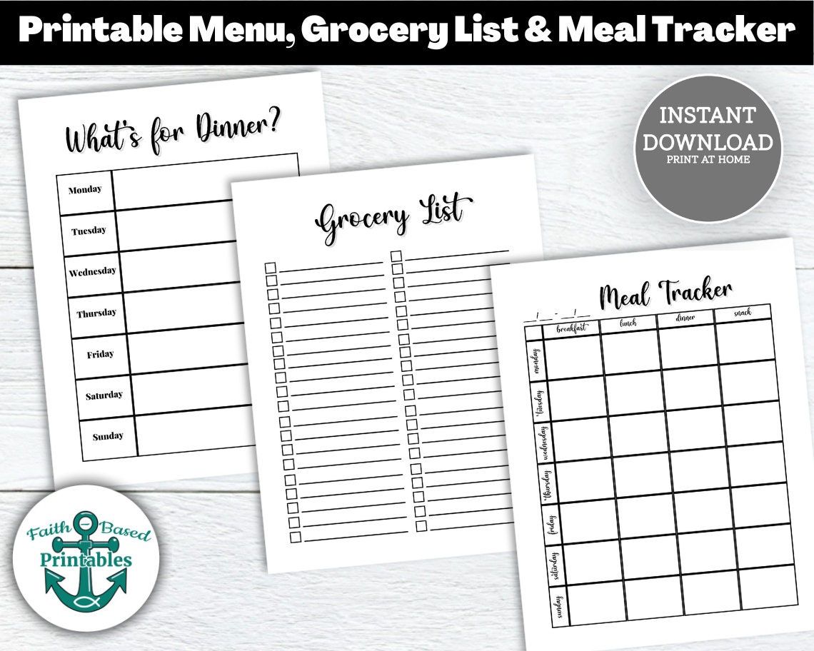 Free Printable Weekly Meal Planner Hptery Free Printable Weekly Meal Planner Hptery