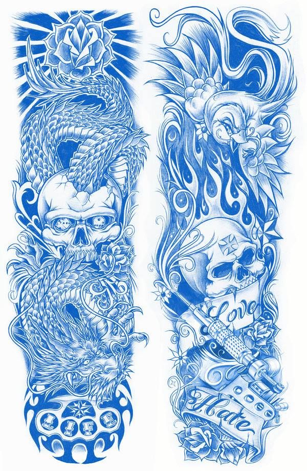 Full Sleeve Tattoo Design