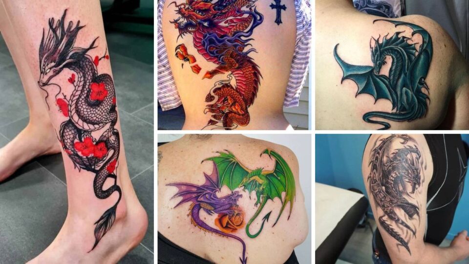 Generate 7 Perfect Dragon Tattoo Designs Now