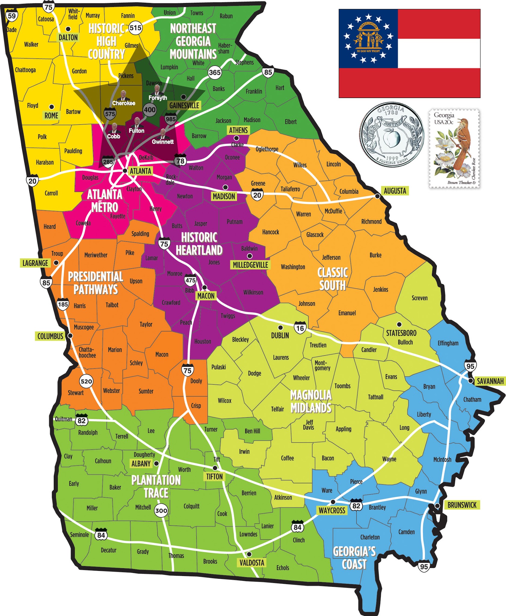 Get 7 Pro Georgia Maps Now