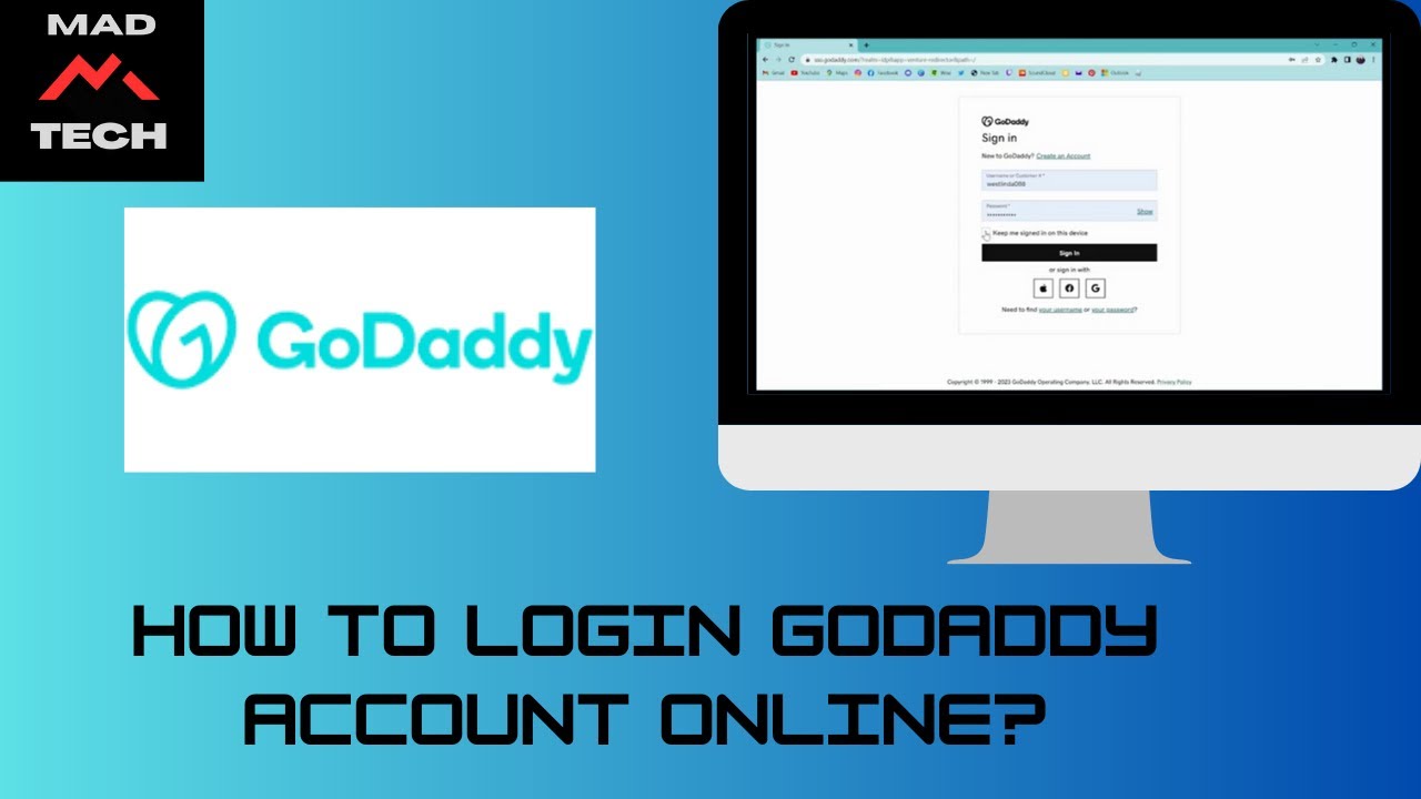 Godaddy Login 2023 How To Login Godaddy Account Quick Easy Youtube Godaddy Login 2023 How To Login Godaddy Account Quick Easy Youtube