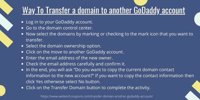 How To Transfer A Domain Out Of Your Godaddy Account Using Account How To Transfer A Domain Out Of Your Godaddy Account Using Account