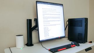 It Took Wall Mounting My Monitor To Finally Start Using It In Portrait It Took Wall Mounting My Monitor To Finally Start Using It In Portrait