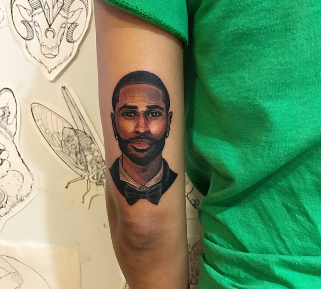 Jhene Aiko Gets Tattoo Of Big Sean S Face On Her Arm Hiphop N More Jhene Aiko Gets Tattoo Of Big Sean S Face On Her Arm Hiphop N More