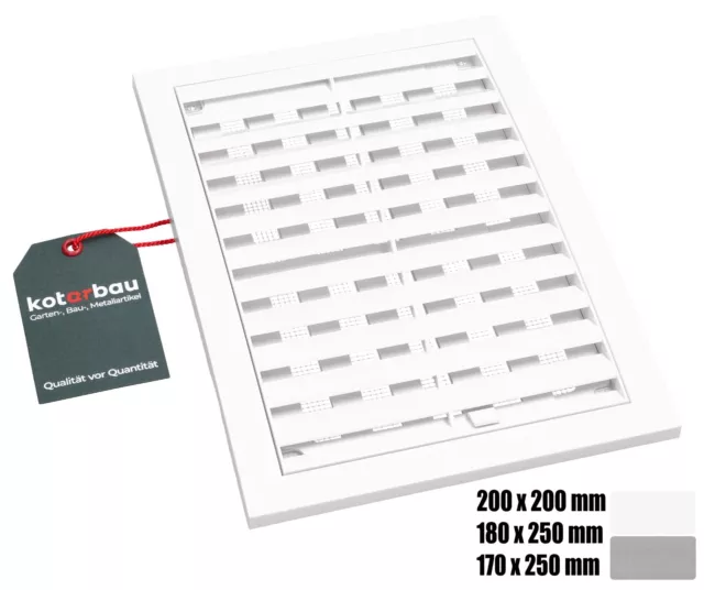 Kotarbau L Ftungsgitter 170 X 250 Mm Verschlie Bar Abluftgitter Kotarbau L Ftungsgitter 170 X 250 Mm Verschlie Bar Abluftgitter