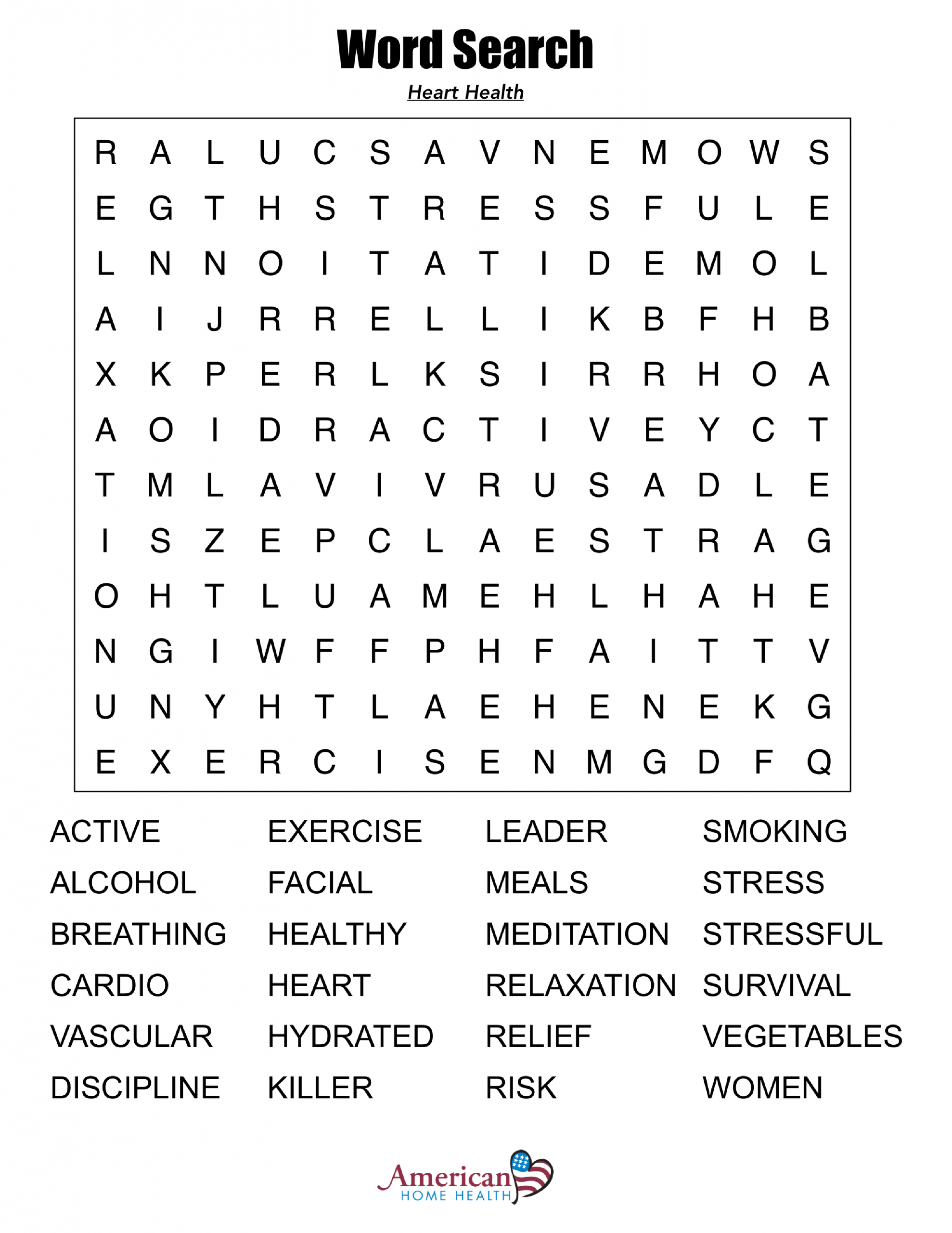 Large Print Printable Word Search For Seniors Printable Word Search Large Print Printable Word Search For Seniors Printable Word Search