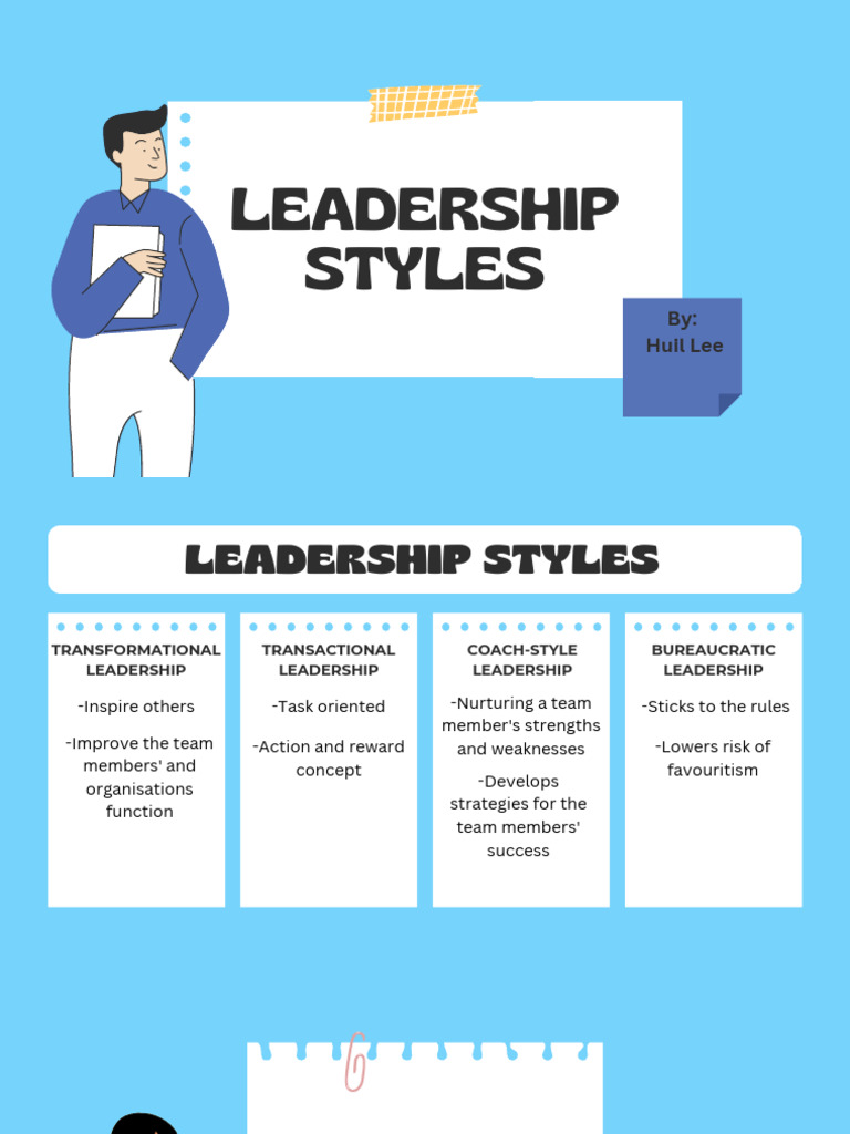 Leadership Styles Leadership Styles