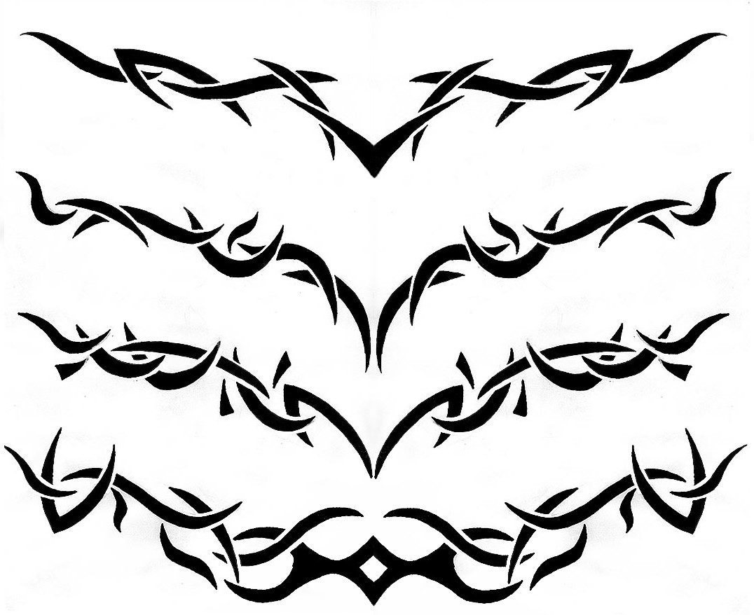 Lower Back Design Tattoos