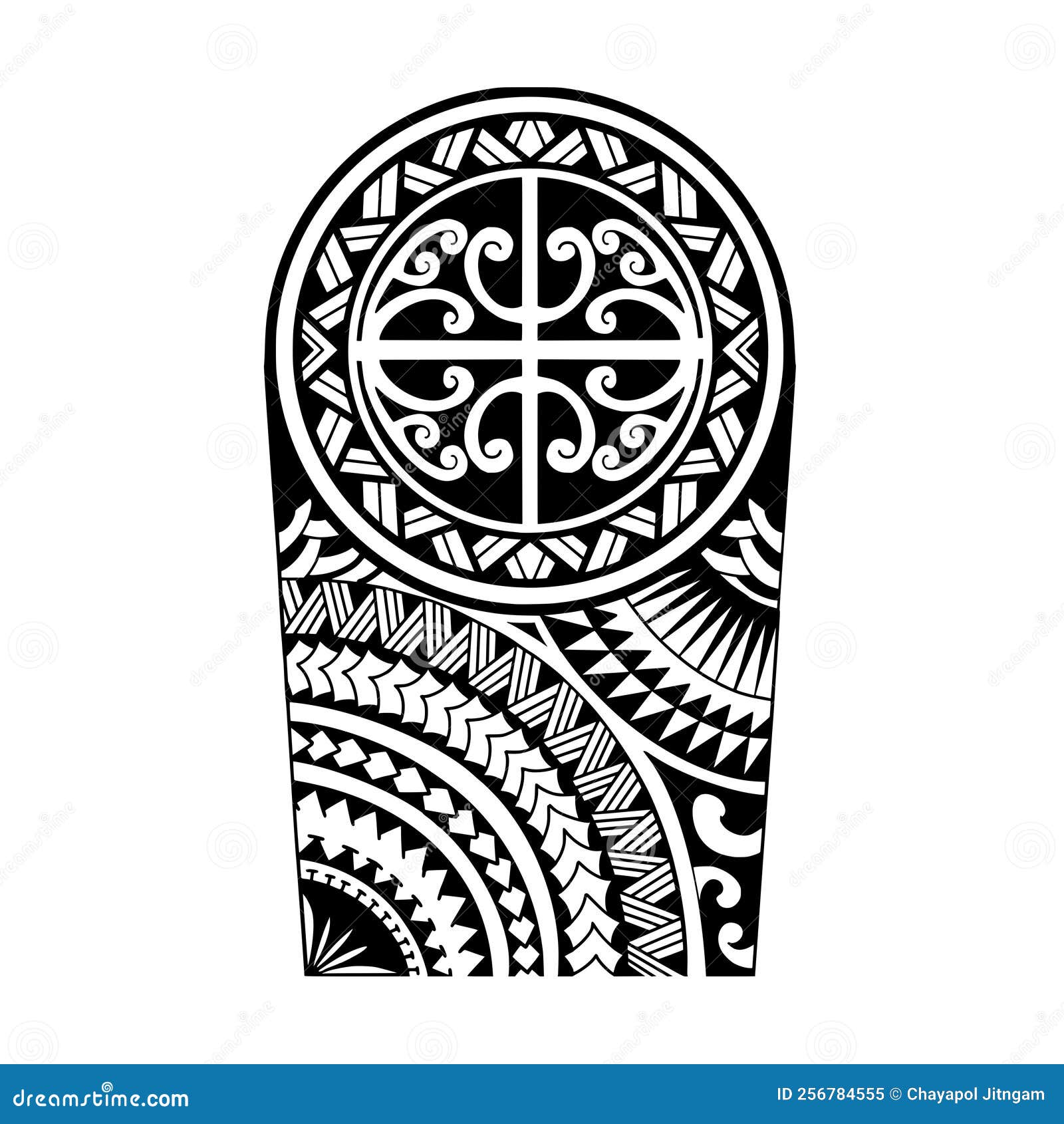 Premium Vector Wrap Around Arm Polynesian Tattoo Design Pattern Premium Vector Wrap Around Arm Polynesian Tattoo Design Pattern