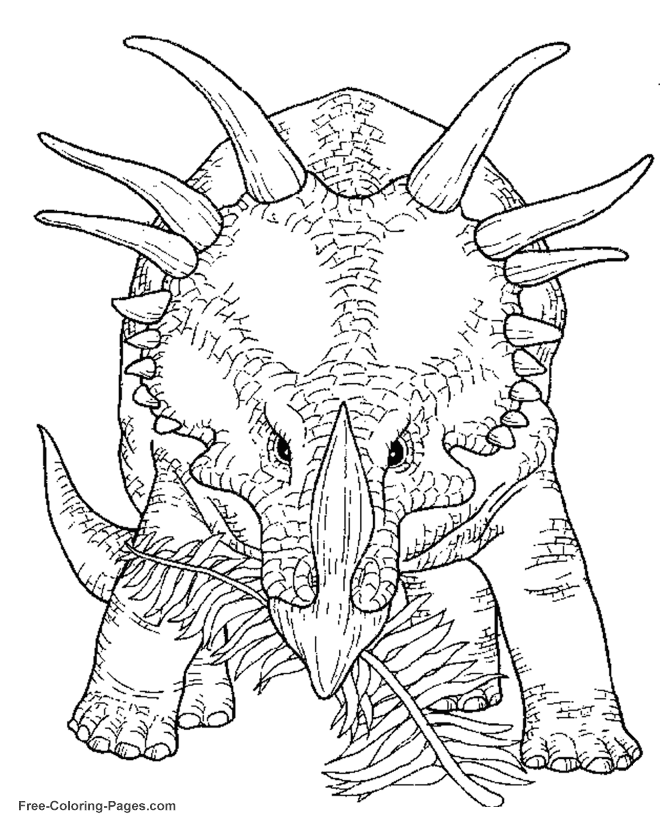 Printable Coloring Pages Dinosaurs