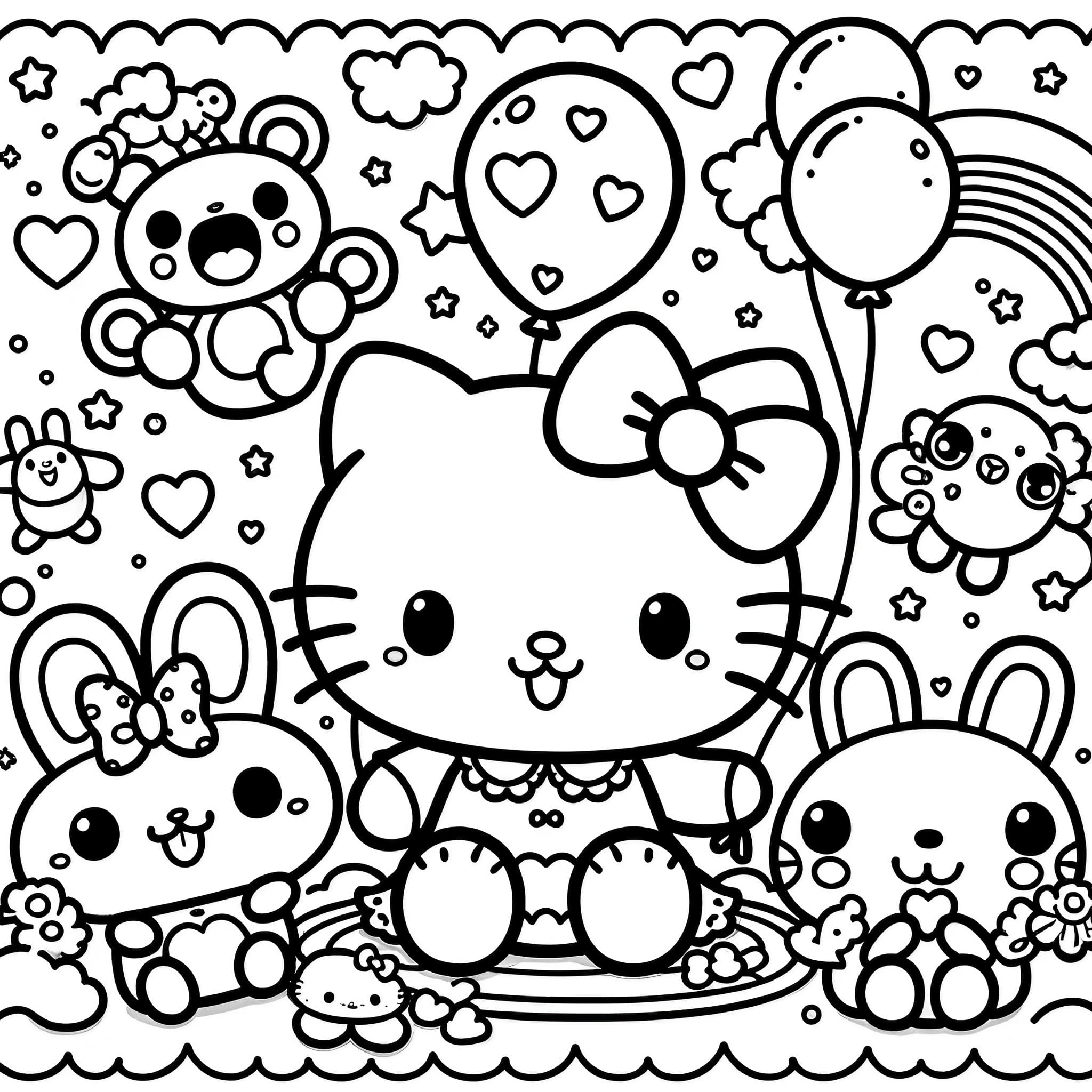 Sanrio Coloring Pages Free Printable Pdf Sanrio Coloring Pages Free Printable Pdf