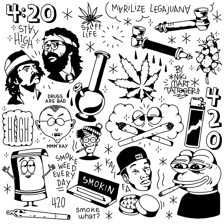 Simple 420 Tattoo Designs Printable Calendars At A Glance Simple 420 Tattoo Designs Printable Calendars At A Glance