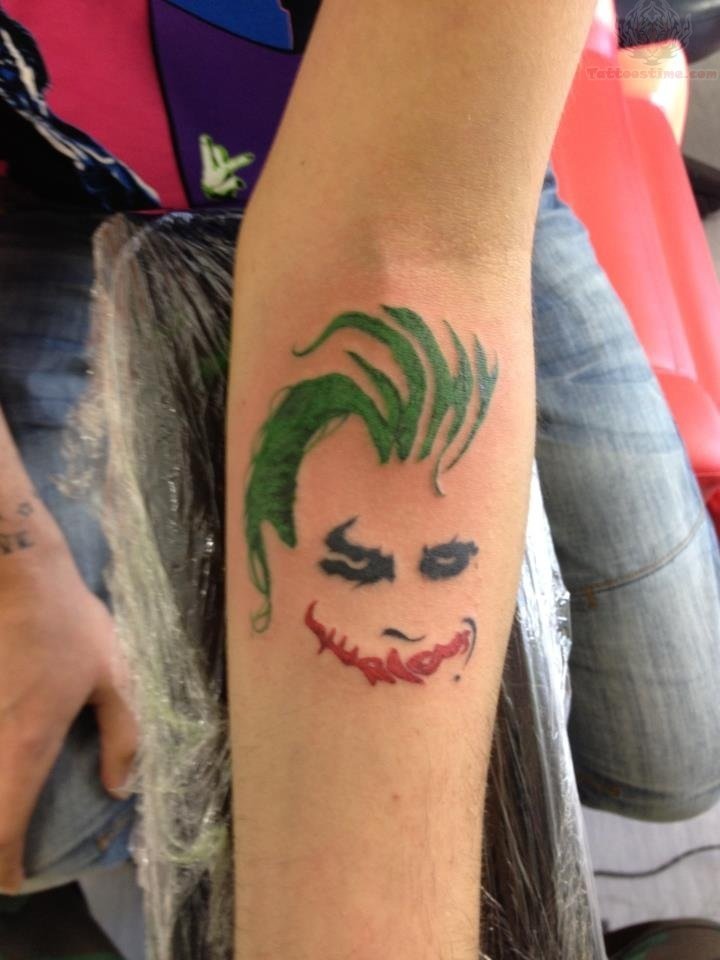 Simple Joker Tattoo Designs
