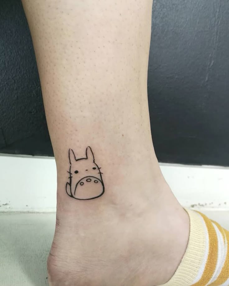 Simple Totoro Tattoo Simple Totoro Tattoo