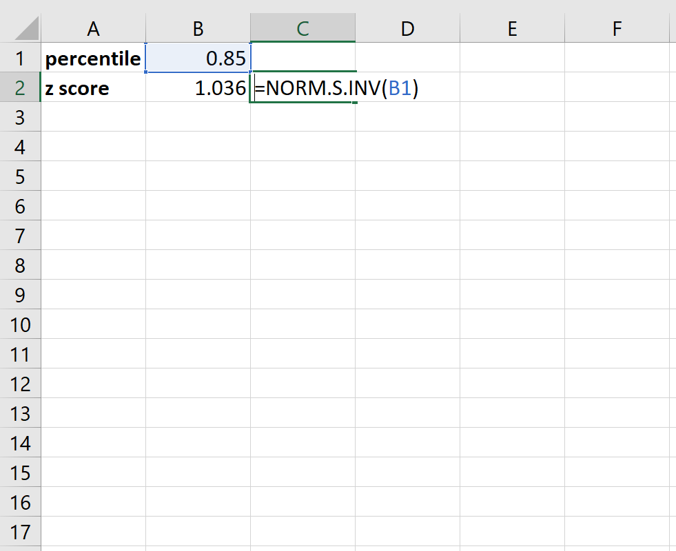 Standarding Z Scores In Excel Standarding Z Scores In Excel