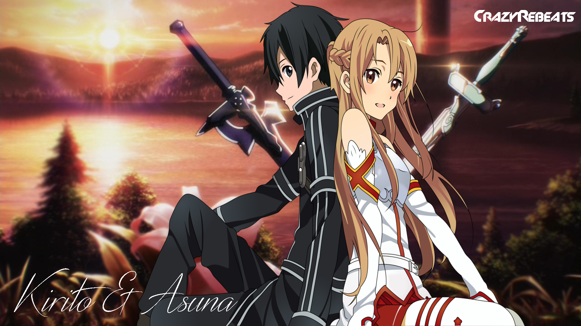 Sword Art Online Kirito And Asuna Wallpaper By Alien Empress On Deviantart Sword Art Online Kirito And Asuna Wallpaper By Alien Empress On Deviantart