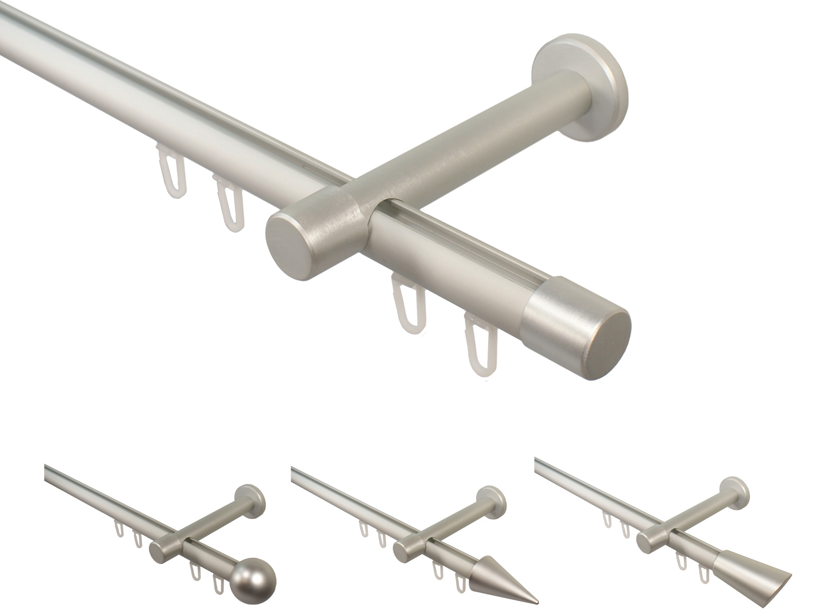 T Rhalter 1064 Mit Federhalter Wandabstand 48 Mm Aluminium Silber T Rhalter 1064 Mit Federhalter Wandabstand 48 Mm Aluminium Silber