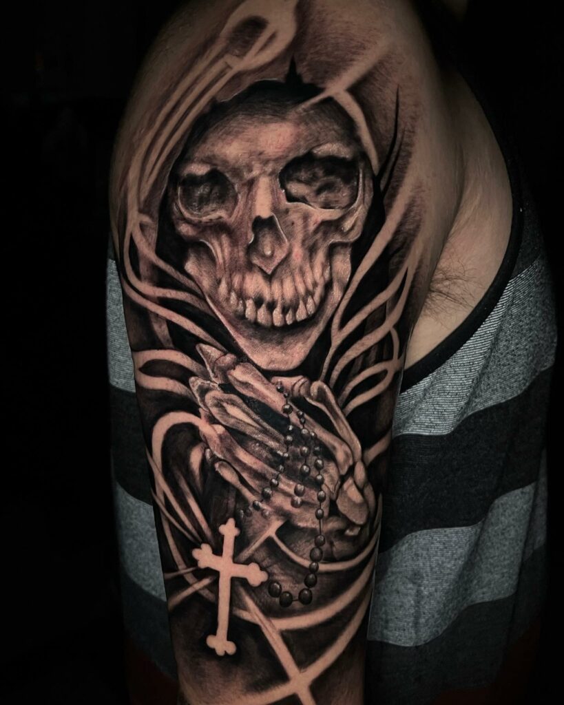 Tattoos Of The Santa Muerte