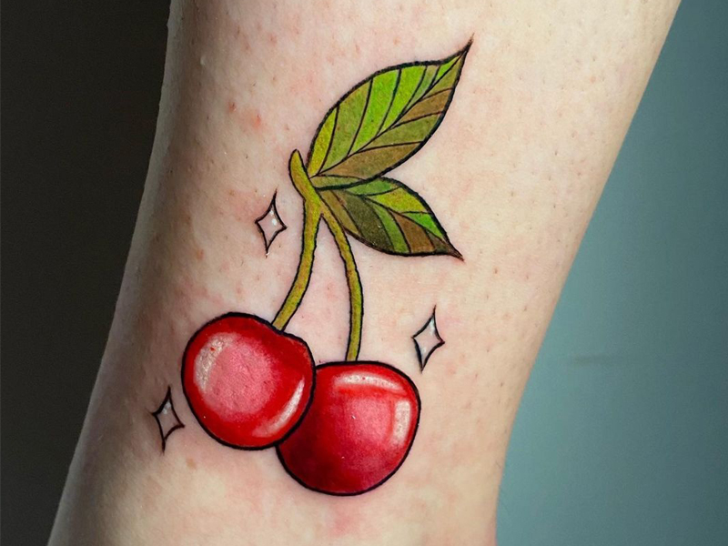 Top 9 Lovely Cherry Tattoos For Girls Styles At Life Top 9 Lovely Cherry Tattoos For Girls Styles At Life