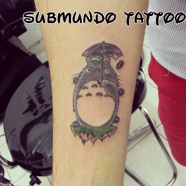Totoro Umbrella Tattoo Totoro Umbrella Tattoo