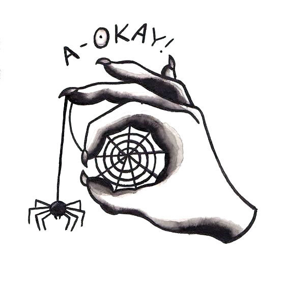 Traditional Spider Web Tattoo Design