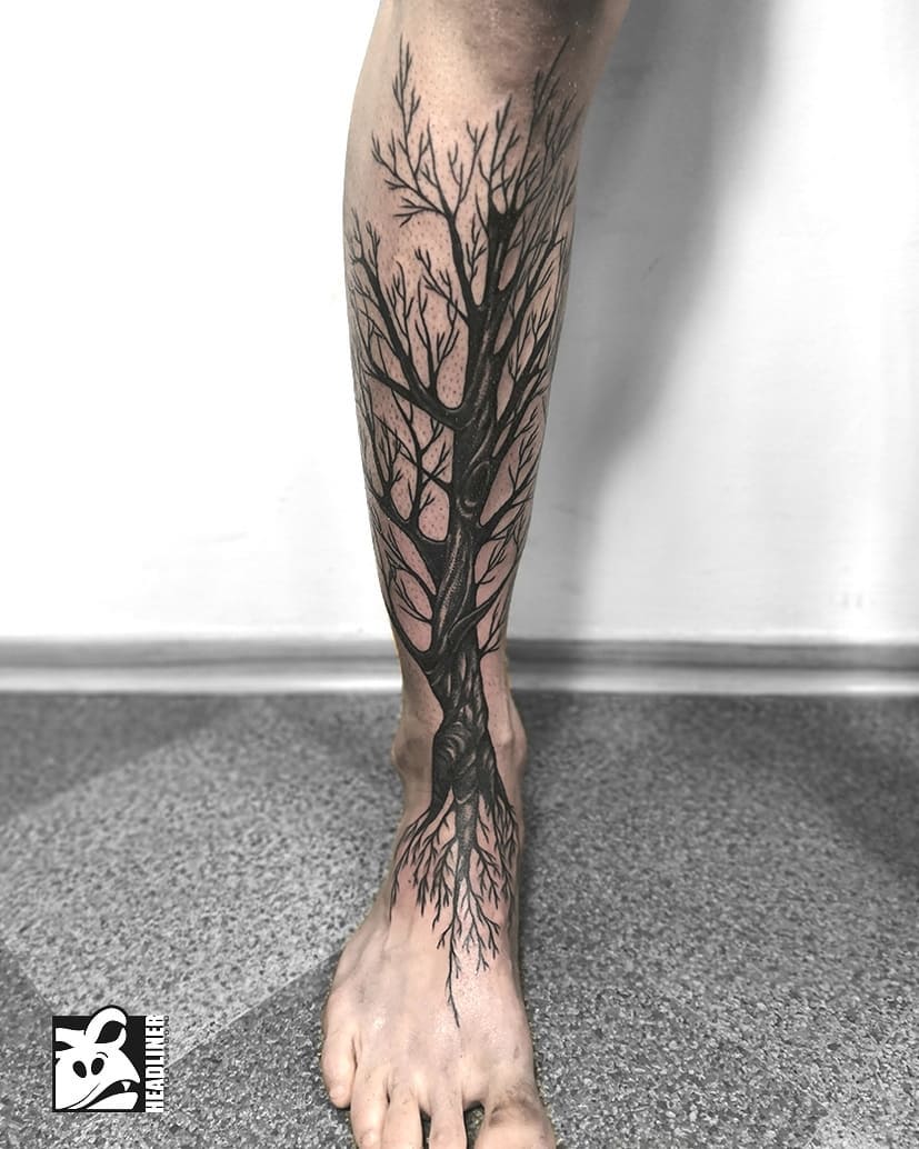 Tree Roots Tattoo