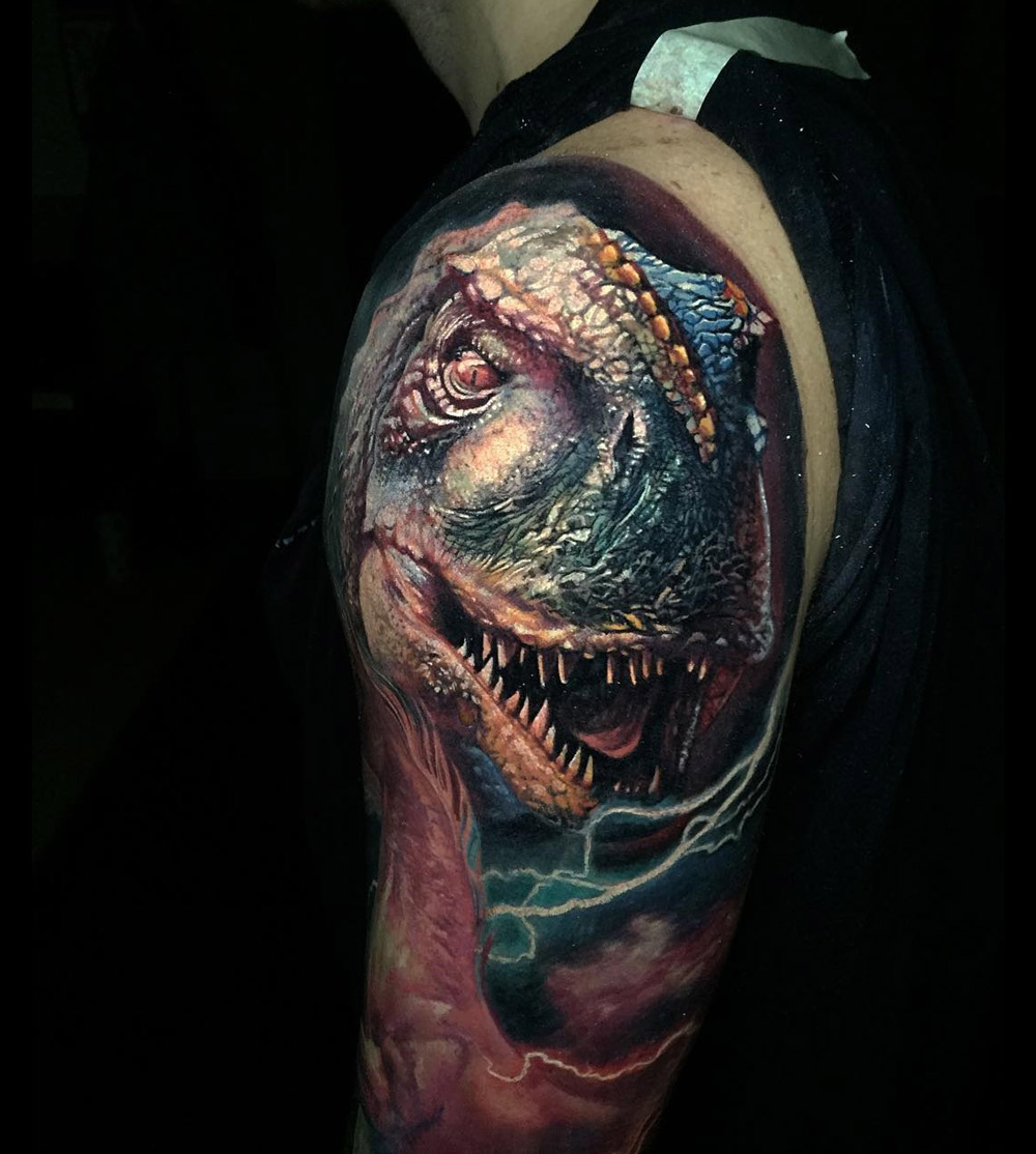Tribal T Rex Tattoo Tribal T Rex Tattoo