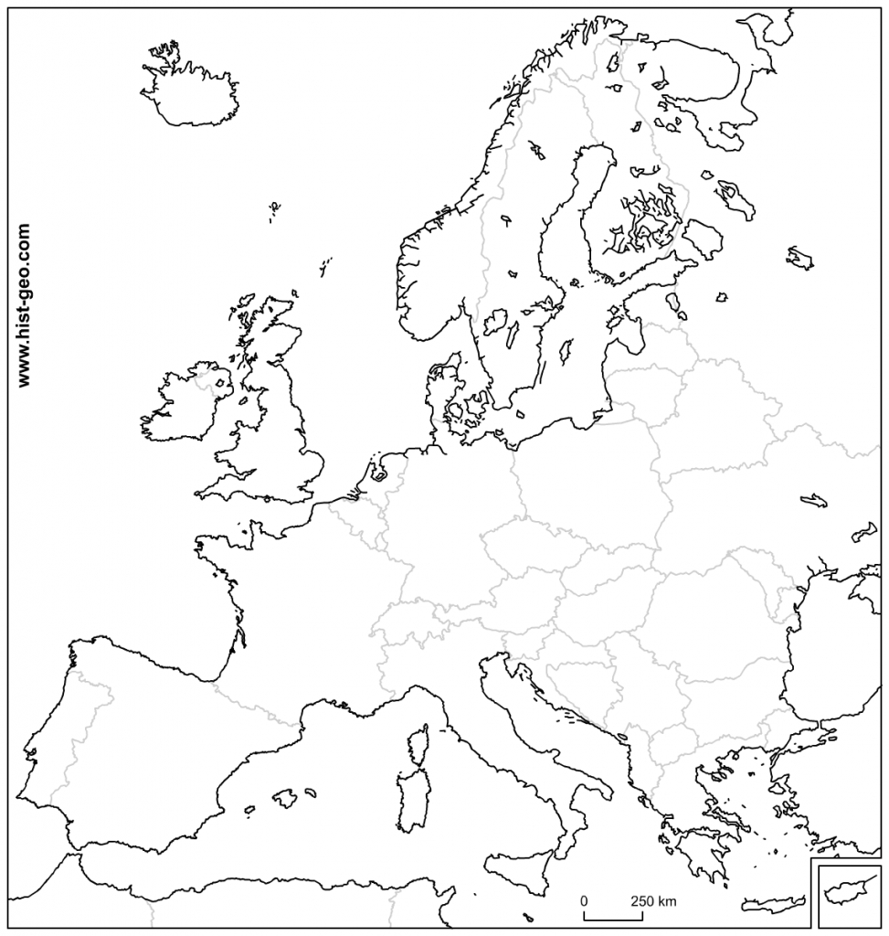 Ultimate Blank European Map Printable Now Ultimate Blank European Map Printable Now