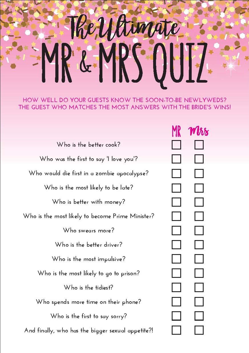 Ultimate Hen Do Games Printable Now